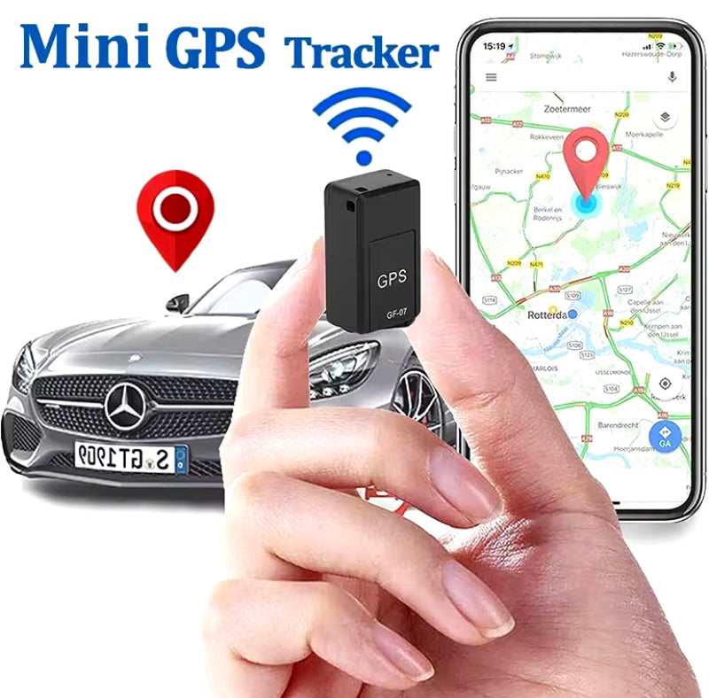 Gf07 Magnético Mini Rastreador de Carro - GPS Dispositivo Localizador de Rastreamento em Tempo Real -  Rastreador de Animais  de Estimação.