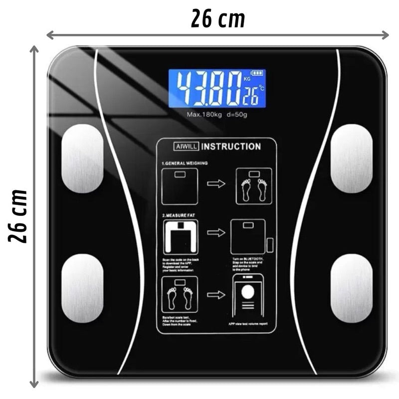 SmartFit 180 Balança Digital Inteligente com Análise Corporal