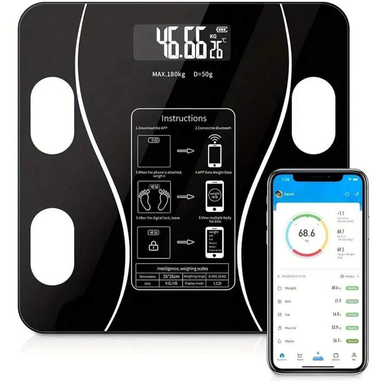 SmartFit 180 Balança Digital Inteligente com Análise Corporal