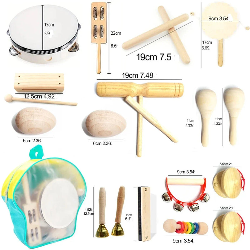 Brinquedo Montessori Kit Musical