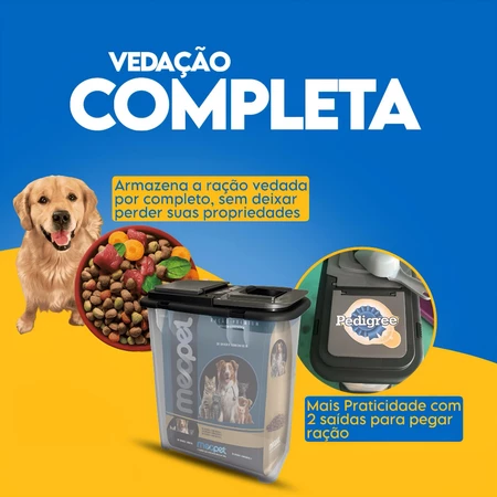 Porta ração protetor de insetos para cães - 35L