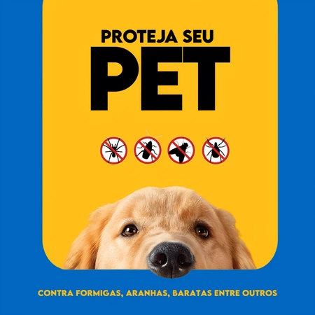 Porta ração protetor de insetos para cães - 35L